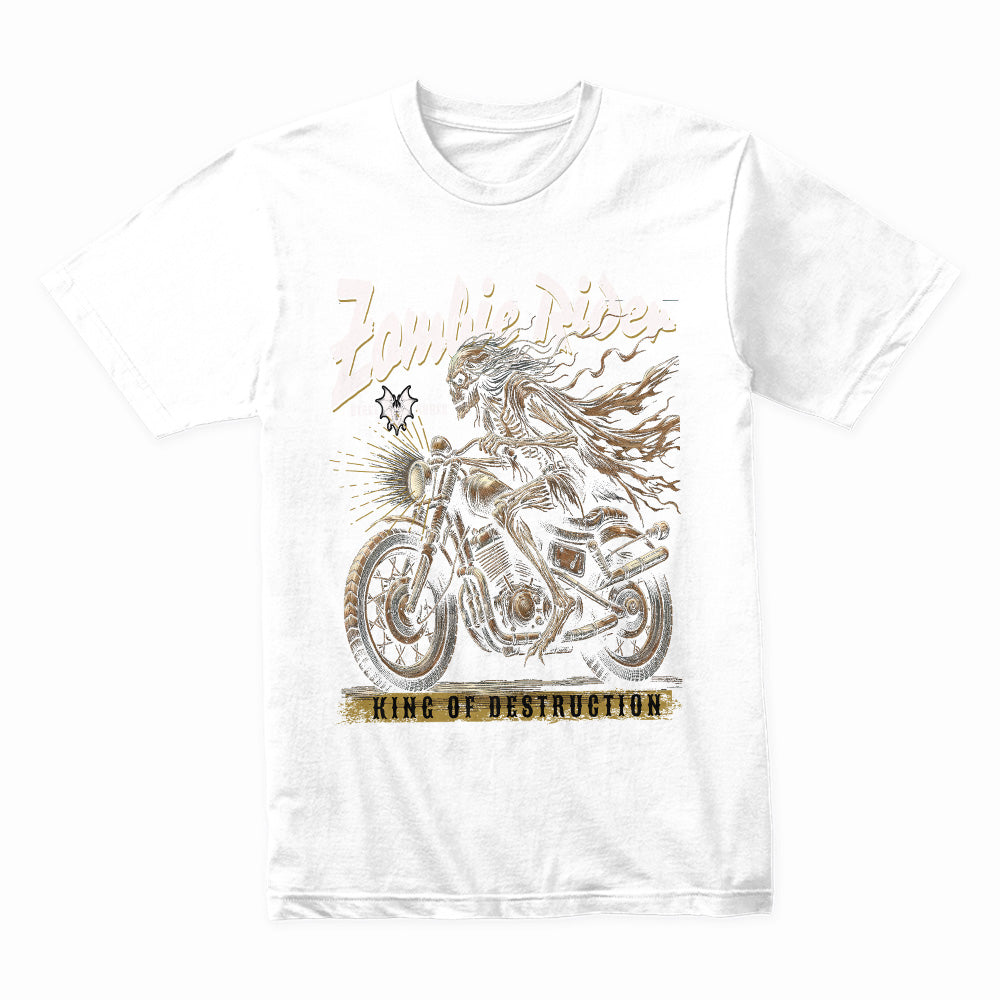 Zombie Rider – King of Destruction Biker T-Shirt