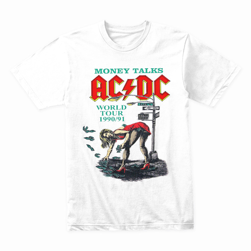 AC/DC "Money Talks" 1990/91 World Tour Vintage Graphic T-Shirt
