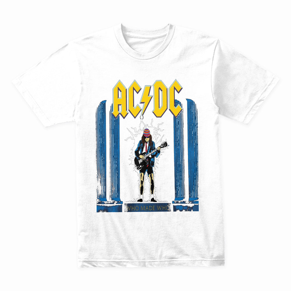 AC/DC "Who Made Who" Classic Album Tribute Graphic T-Shirt