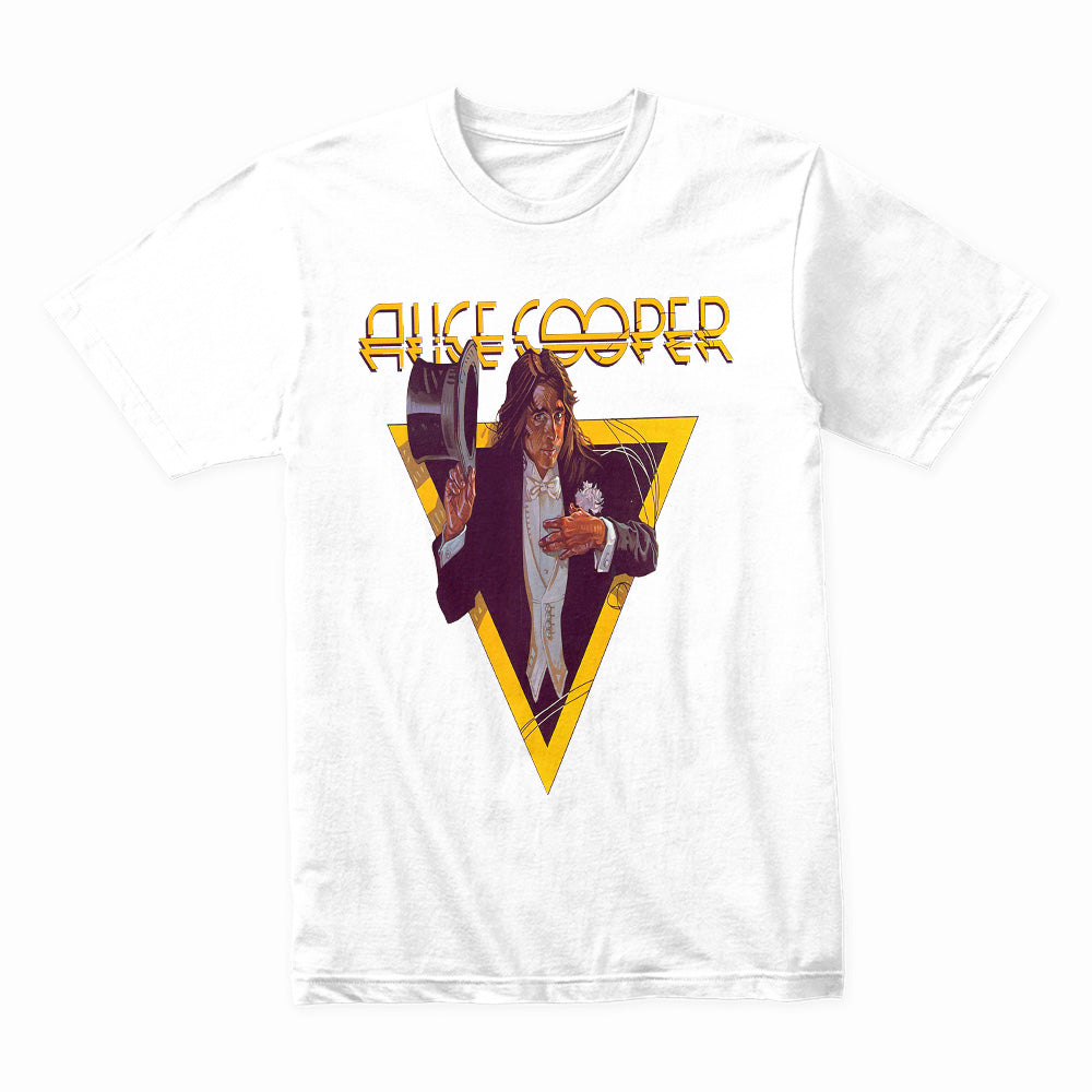 Alice Cooper Vintage Magician-Inspired Graphic T-Shirt