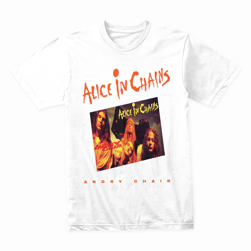Alice in Chains "Angry Chair" Vintage Band T-Shirt – 90s Grunge Rock Merch