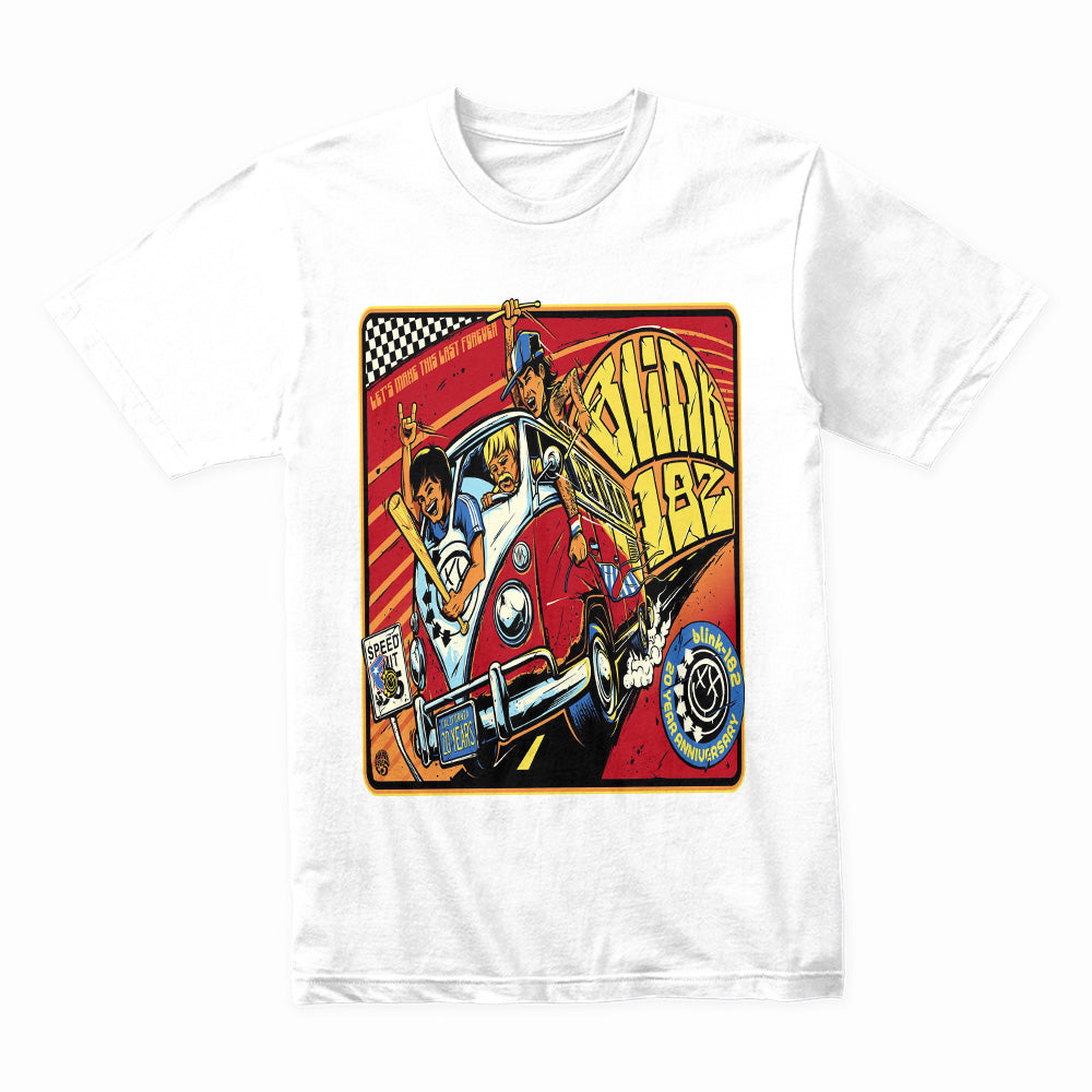Blink-182 Road Trip T-Shirt – Retro Punk Rock Tour Tee