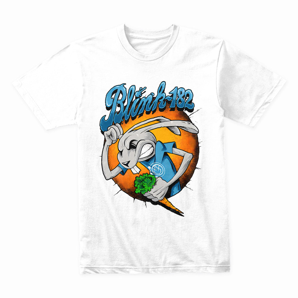 Blink-182 Rebel Rabbit T-Shirt – Bold Cartoon Punk Design