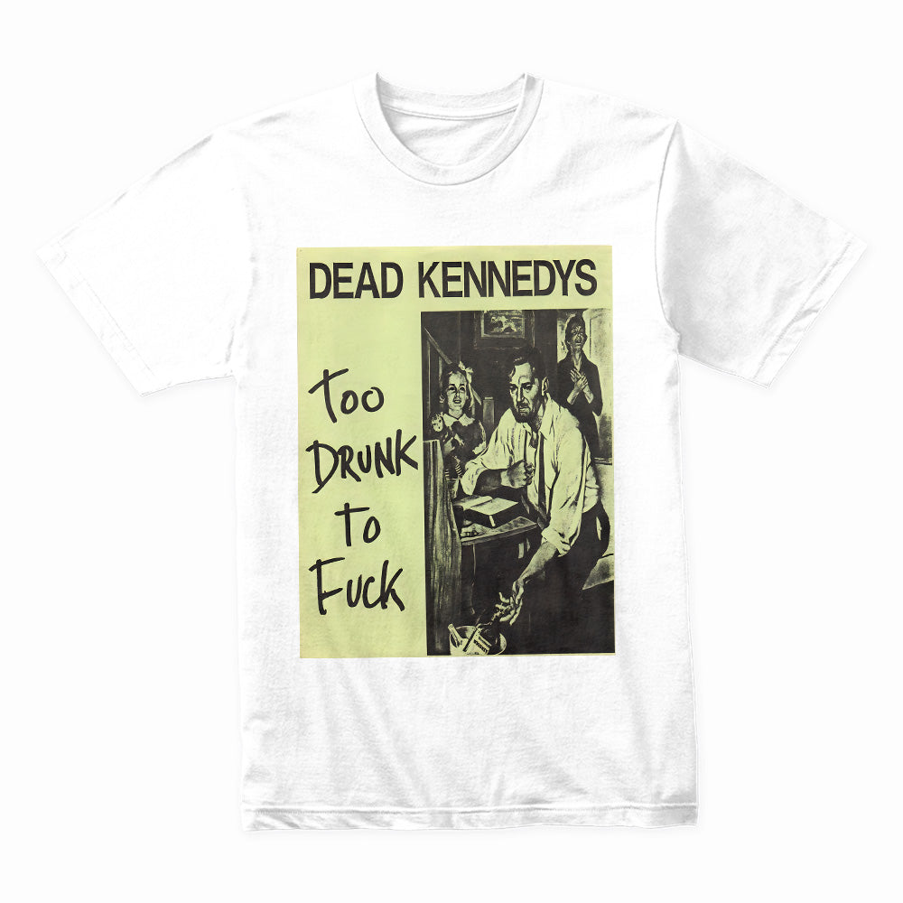 Dead Kennedys Too Drunk to F*** Vintage Album Cover T-Shirt