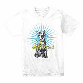Deftones Adrenaline Yawning Cat T-Shirt – Alternative Metal Album Tee