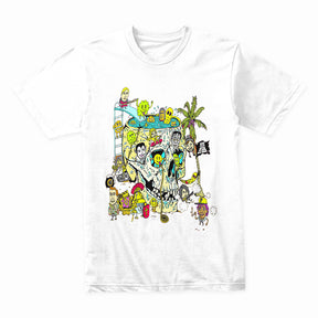 Fall Out Boy "So Much (For) Stardust" Doodle Skull Graphic T-Shirt