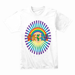Grateful Dead Dancing Bears Rainbow Psychedelic T-Shirt