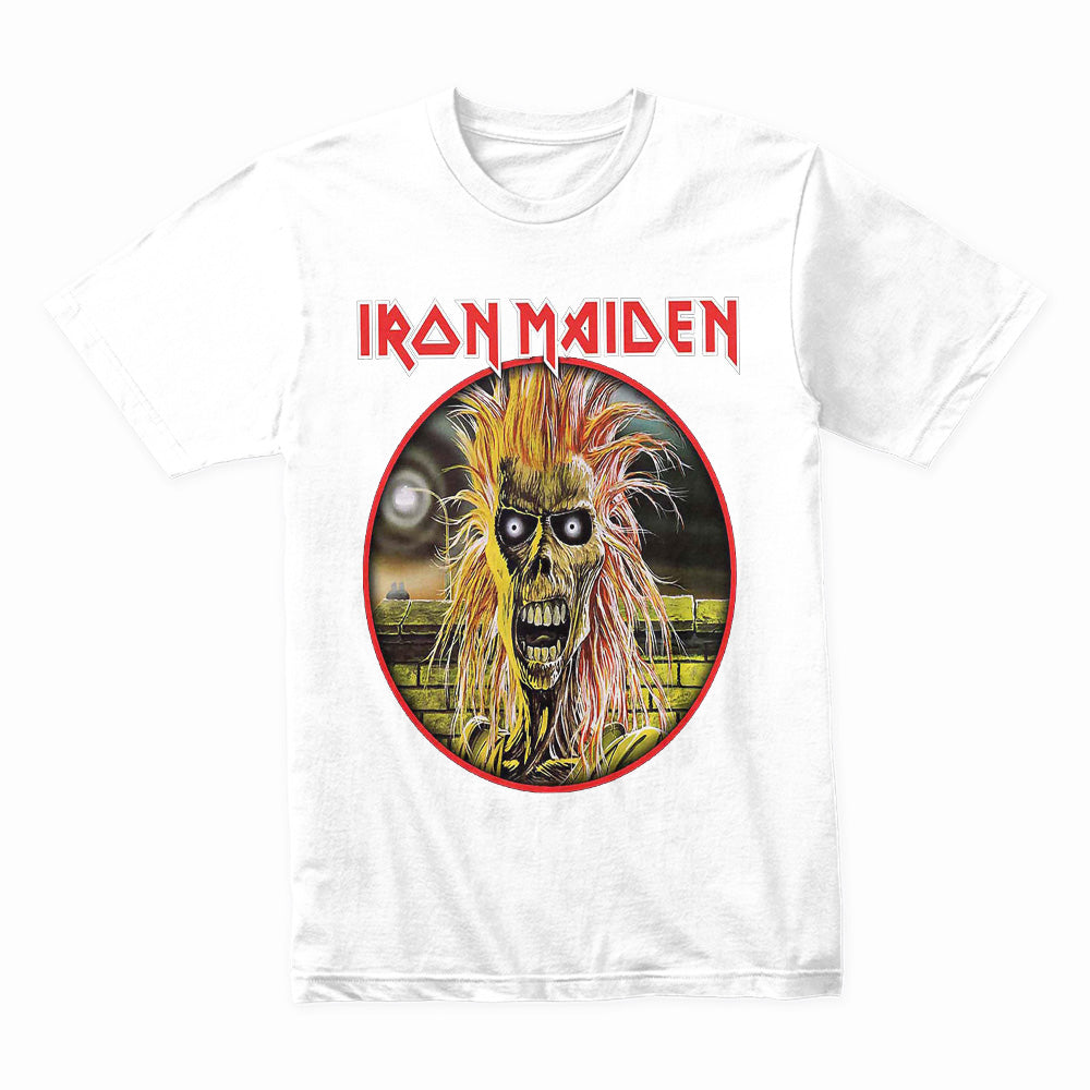 Iron Maiden "Eddie The Head" T-Shirt – Classic Heavy Metal Album Art Tee
