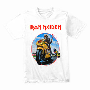 Iron Maiden Eddie Moto Racer T-Shirt – Heavy Metal Speed Demon Tee