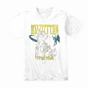 Led Zeppelin 1977 US Tour T-Shirt – Vintage Concert Tribute