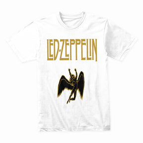 Classic Led Zeppelin T-Shirt – Iconic Band Logo & Angelic Figure