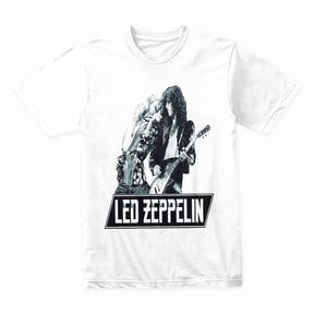 Led Zeppelin Classic Rock Duo T-Shirt – Iconic Live Performance Tribute