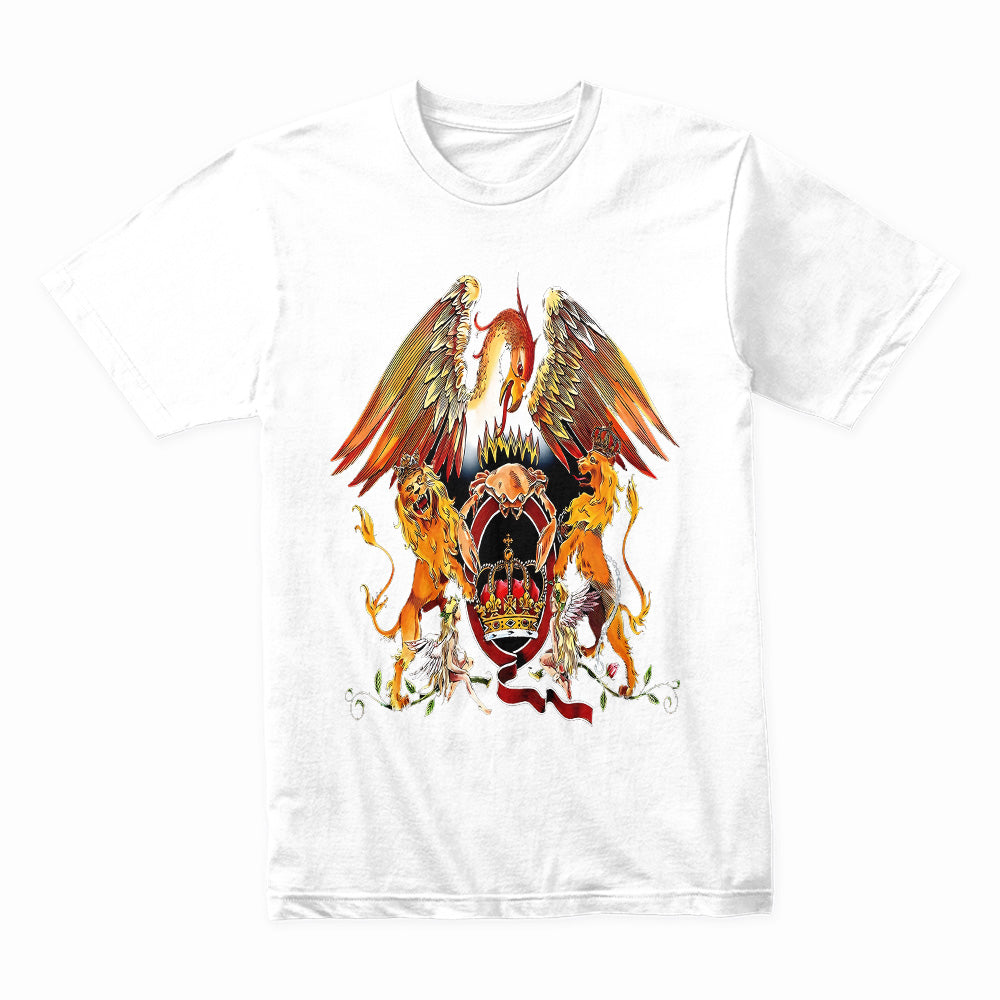 Queen Band Crest T-Shirt – Iconic Rock Royalty Design