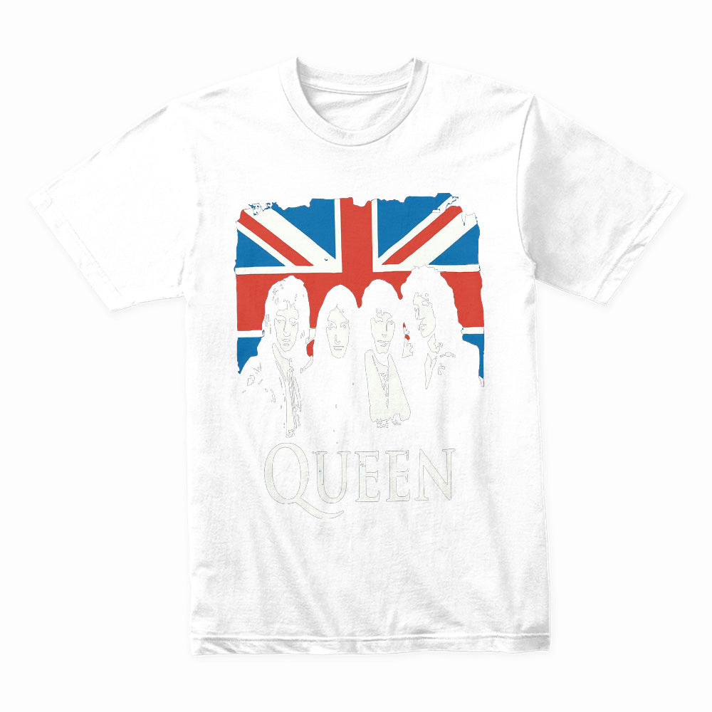 Queen Union Jack T-Shirt – Classic British Rock Tribute