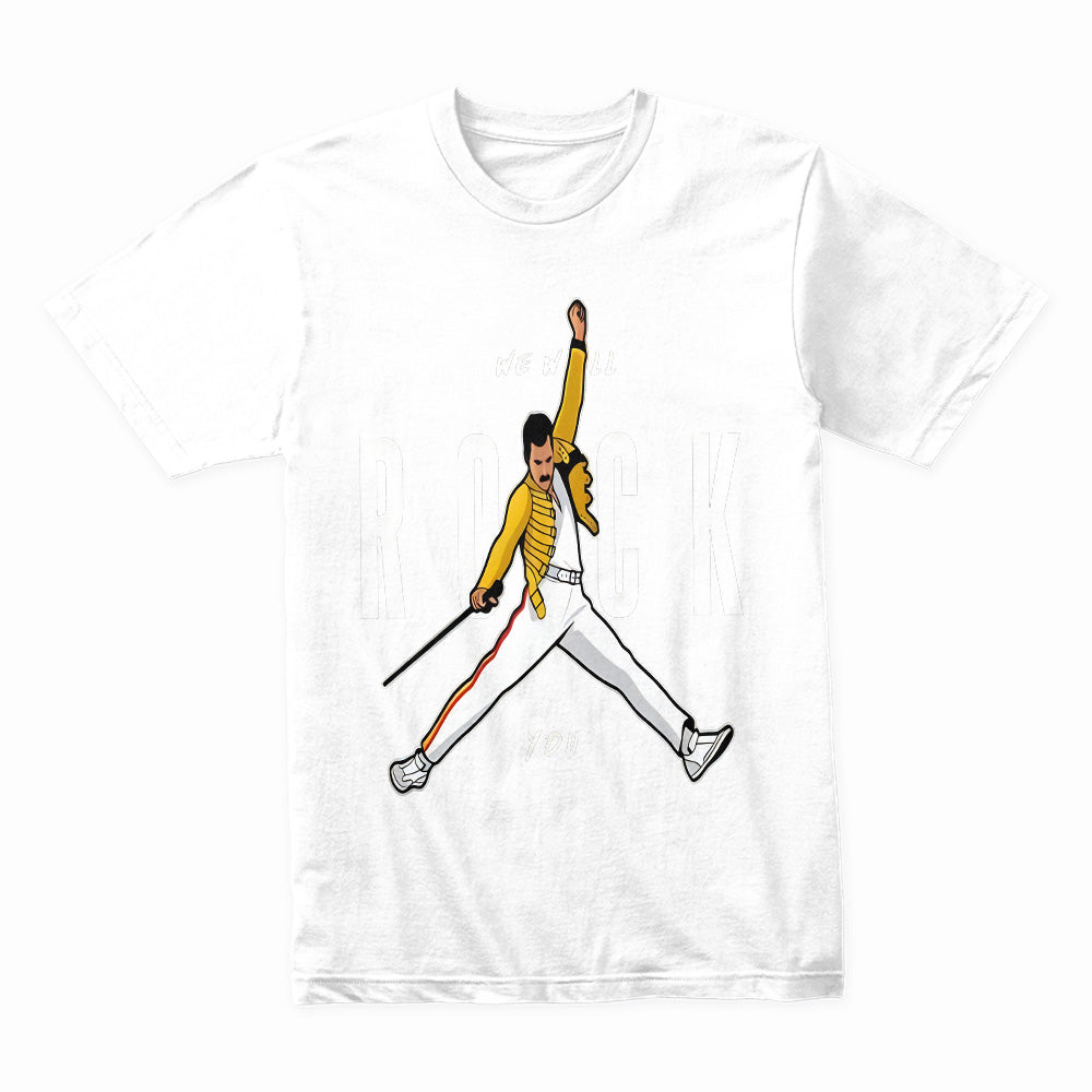 Queen "We Will Rock You" T-Shirt – Freddie Mercury Iconic Pose