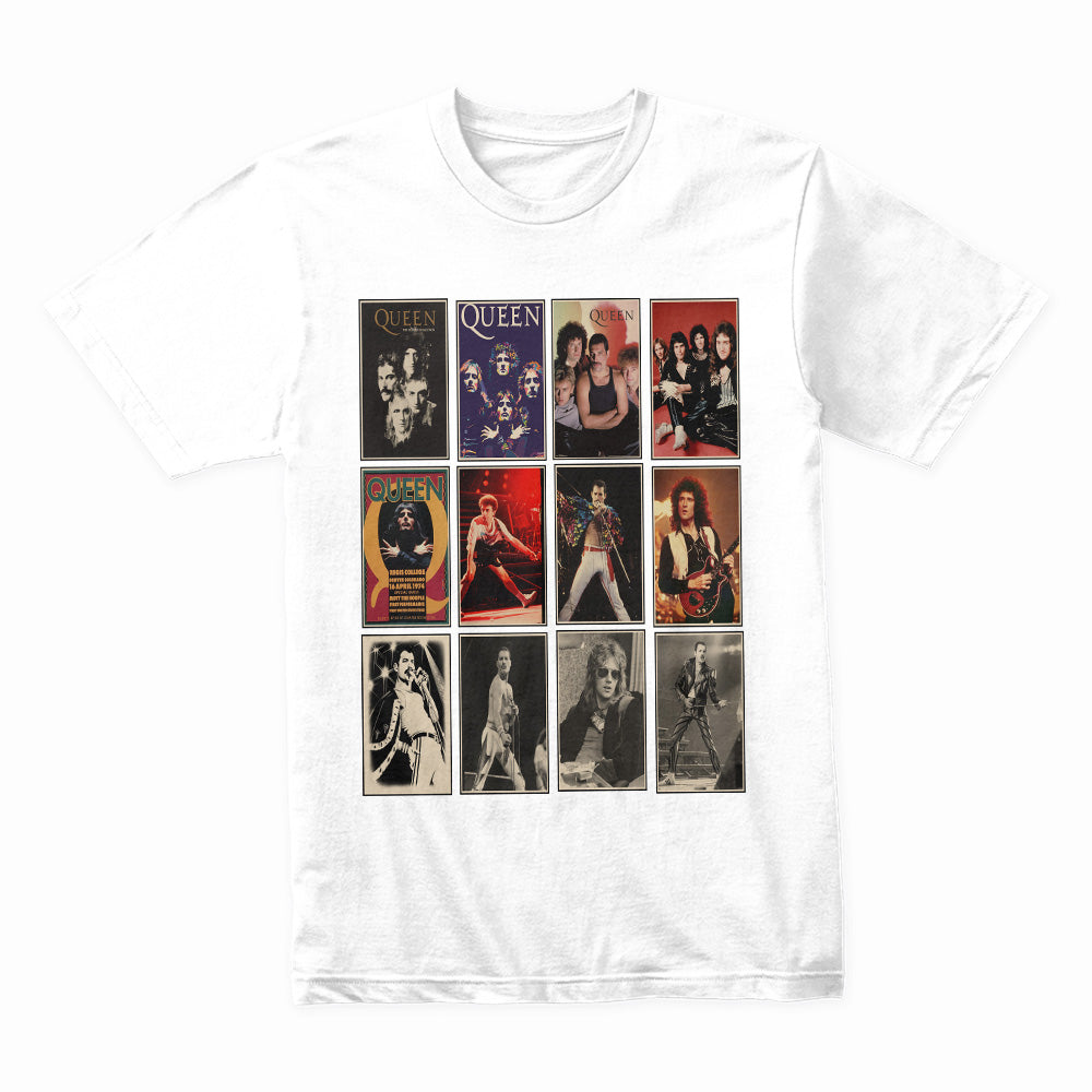 Queen Collage T-Shirt – Ultimate Rock Legends Tribute