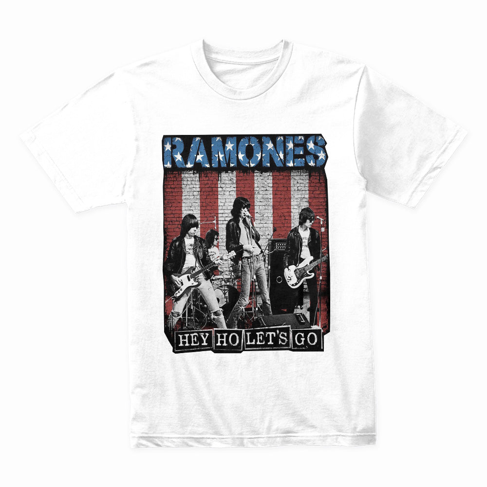 Ramones "Hey Ho, Let’s Go" American Flag T-Shirt