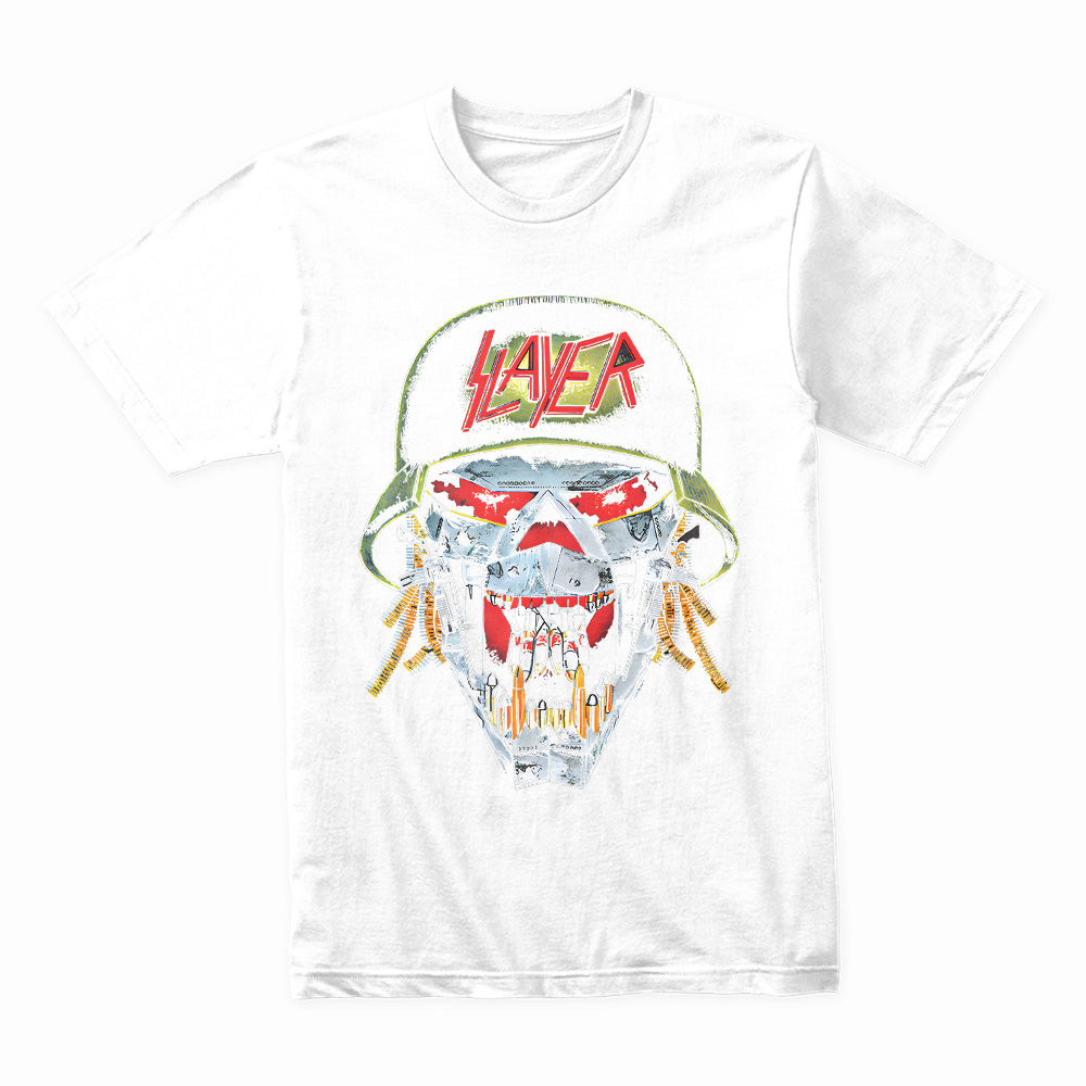 Slayer "War Machine" Metal Skull Soldier T-Shirt – Thrash Metal Power