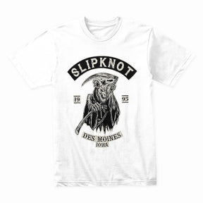 Slipknot “Des Moines Reaper” Vintage Biker-Style T-Shirt