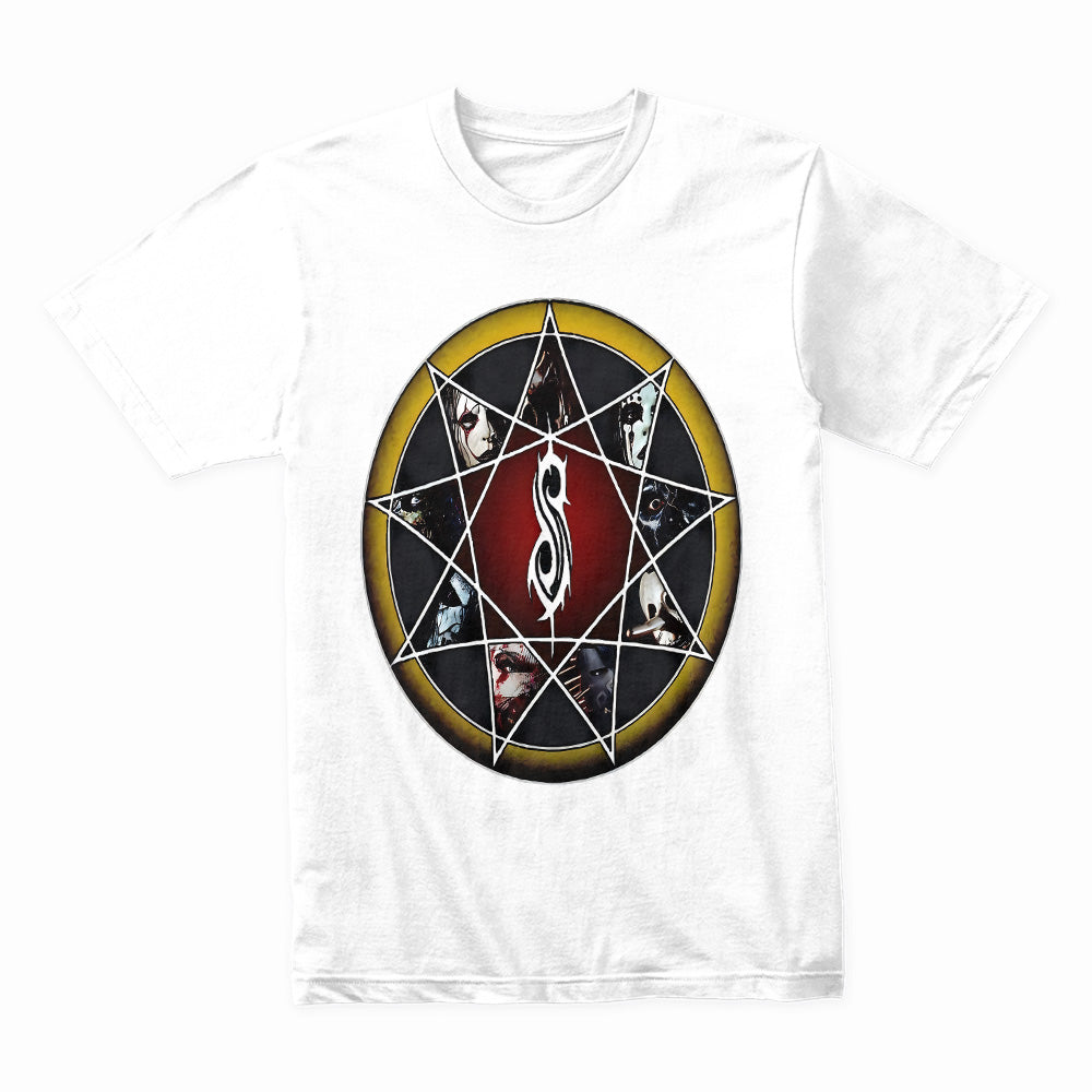 Slipknot Band Members Heptagram Sigil T-Shirt – Iconic Metal Design