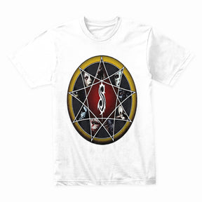 Slipknot Band Members Heptagram Sigil T-Shirt – Iconic Metal Design