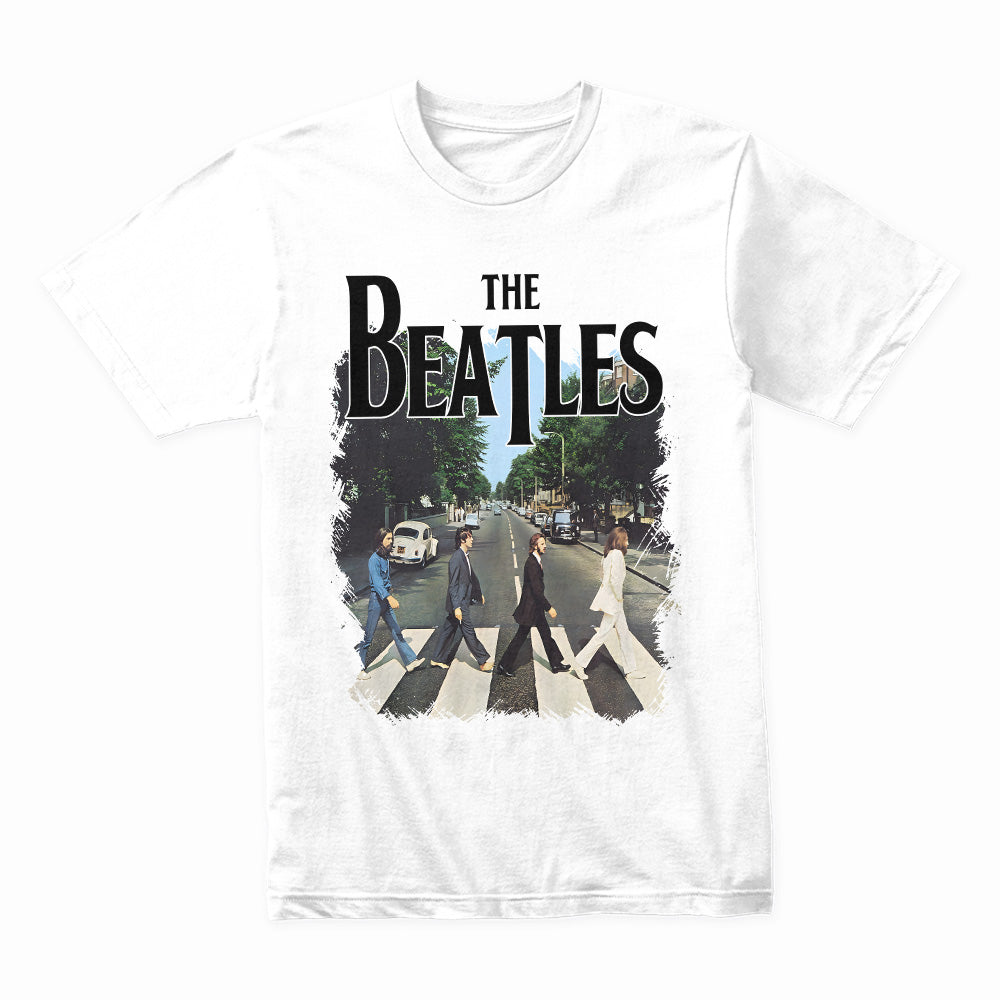 The Beatles "Abbey Road Classic" T-Shirt – Iconic Album Cover Tribute