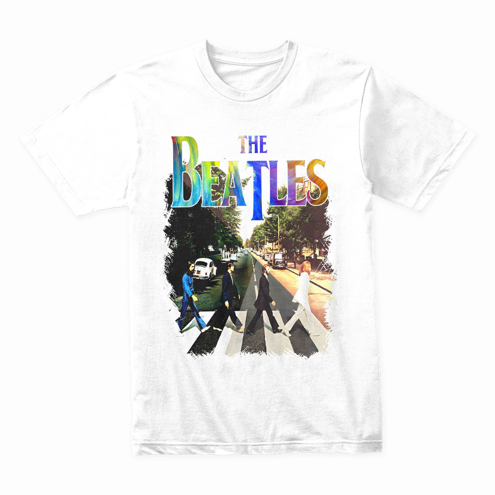 The Beatles "Abbey Road Holographic" T-Shirt – Iconic Rock Tribute Tee