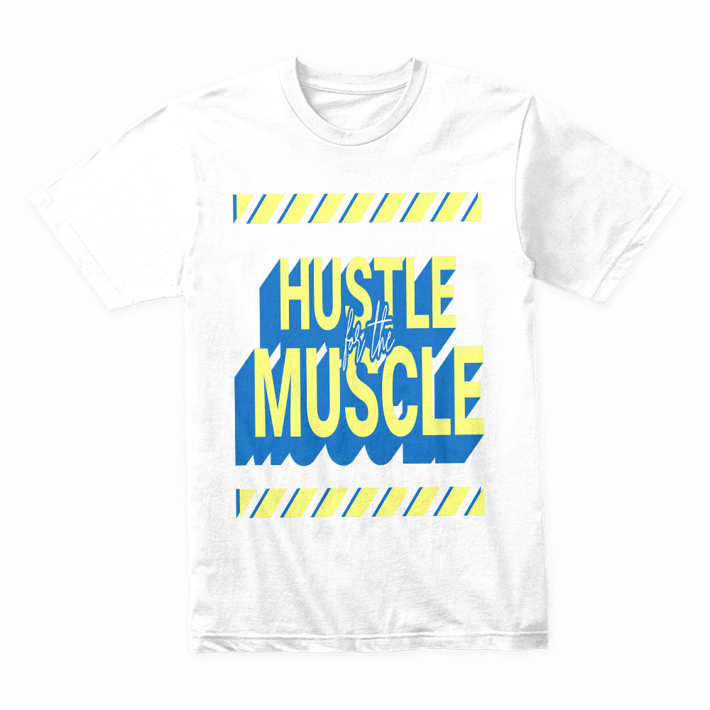 "Hustle for the Muscle" Gym T-Shirt – Work Hard, Build Strength