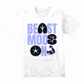 "Beast Mode On" Gym T-Shirt – Train Hard, Stay Strong