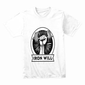 "Iron Will Gym T-Shirt – Push Your Limits to the Max Fitness Tee"