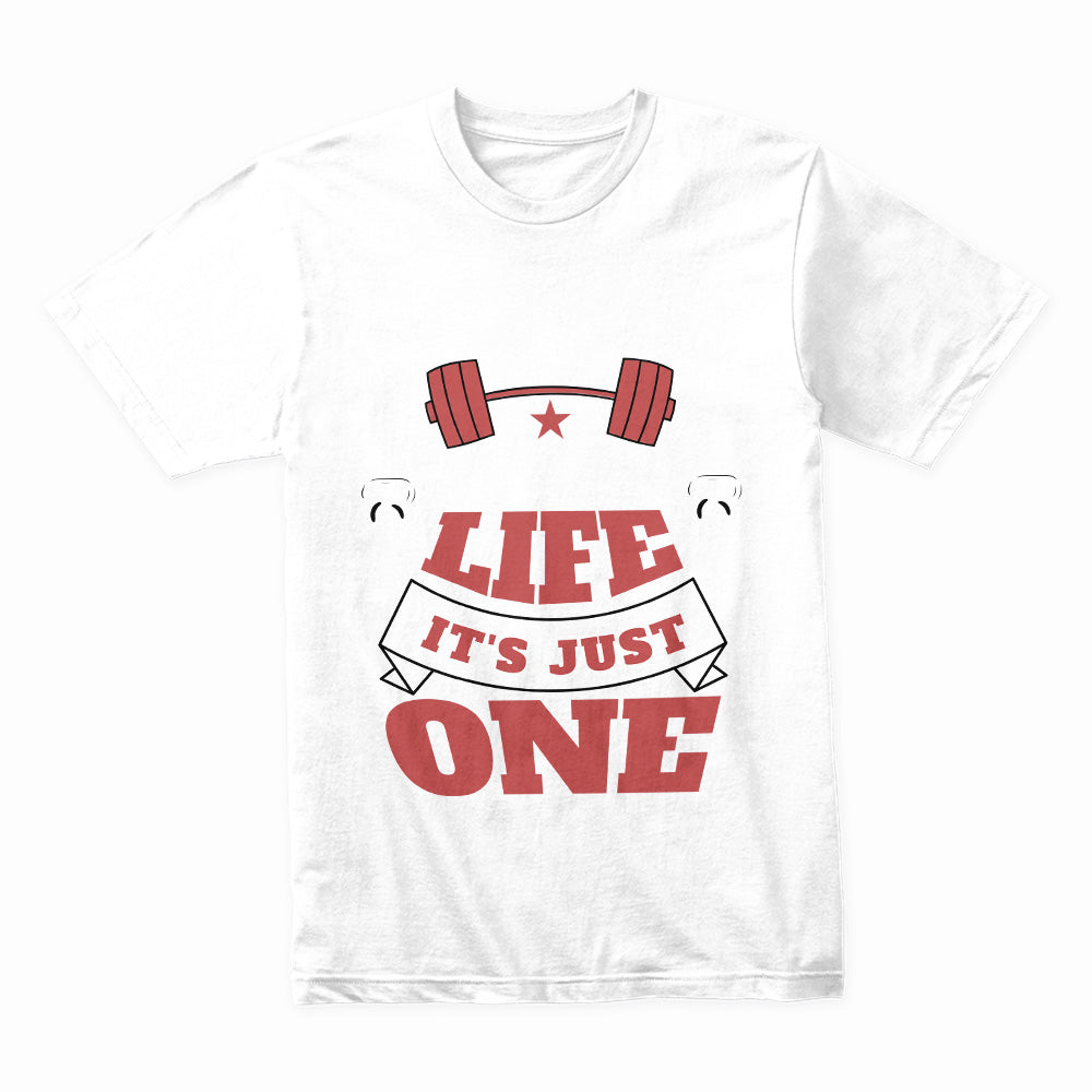 "CrossFit – Enjoy Life, It's Just One" Motivational Workout T-Shirt