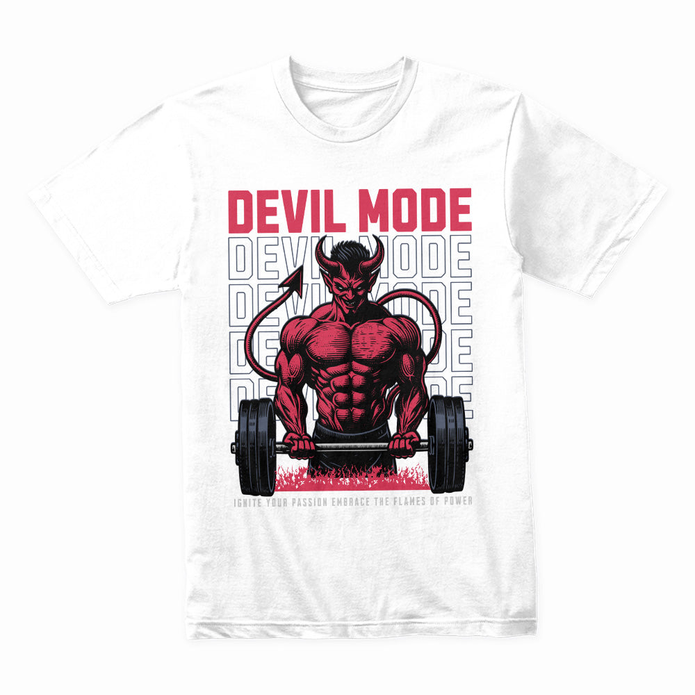 "Devil Mode" Hardcore Gym T-Shirt – Unleash Your Inner Beast