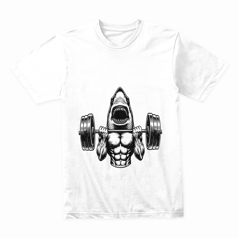 "Shark Mode" Gym T-Shirt – Never Stop Swimming, Dream Body