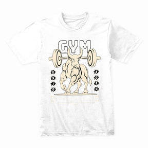 "Fitness Bull" Powerlifting Gym T-Shirt – Strength, Power & Determination