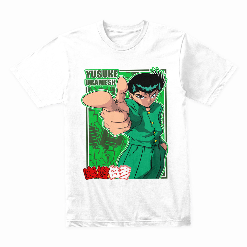 Yusuke Urameshi Spirit Gun T-Shirt – Classic Yu Yu Hakusho Anime Design