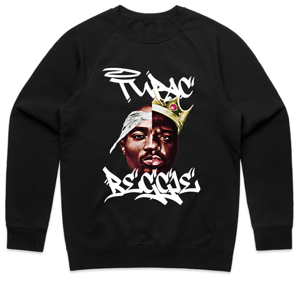 Tupac & Biggie "Legends Never Die" Tribute T-Shirt – Iconic Hip-Hop Streetwear