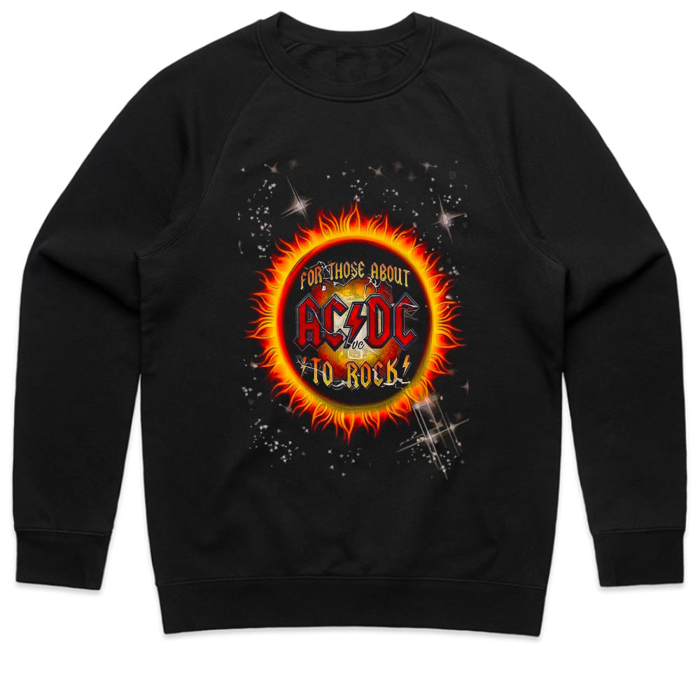AC/DC "For Those About to Rock" Fireball T-Shirt – Classic Rock Energy