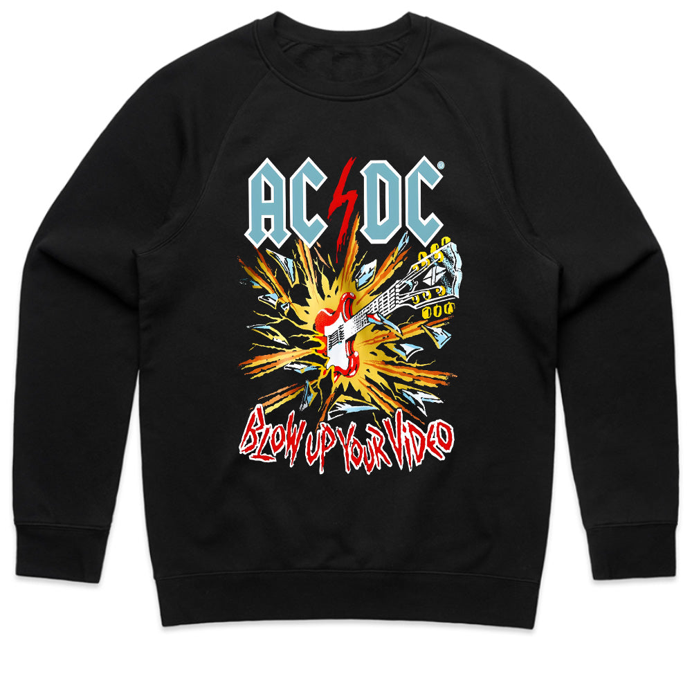 AC/DC "Blow Up Your Video" Explosive Rock Graphic T-Shirt