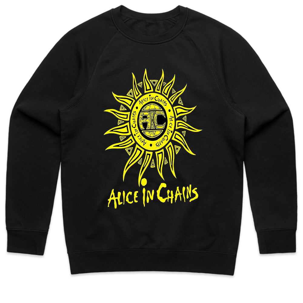 Alice in Chains Sun Logo T-Shirt – Classic Grunge Rock Band Merch