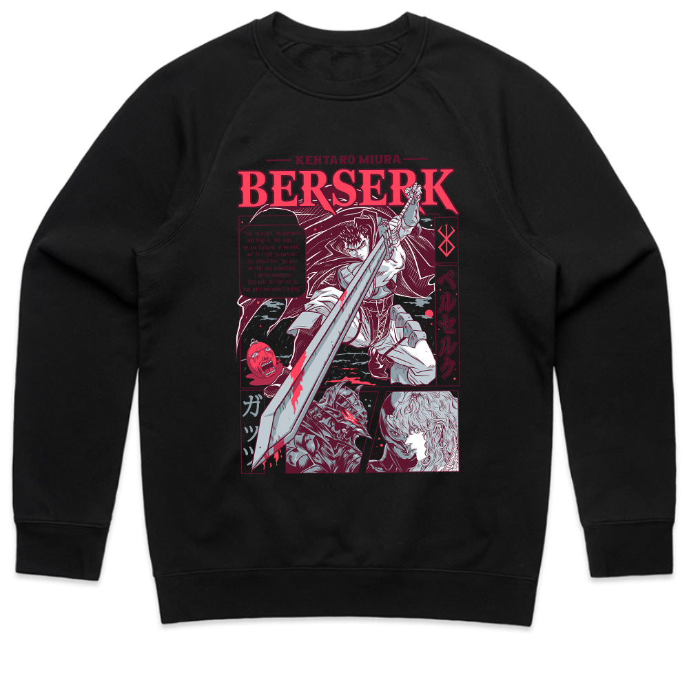 Berserk Kentaro Miura Tribute T-Shirt – Guts & The Dragonslayer Dark Fantasy Graphic Tee