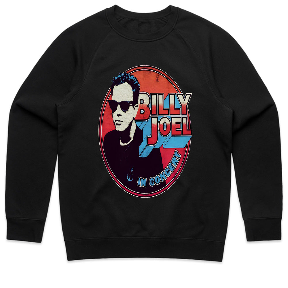 Billy Joel "In Concert" Retro 80s Style T-Shirt – Vintage Rock Tour Tee