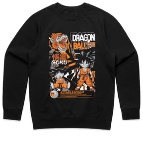 Young Goku & Great Ape Form T-Shirt – Classic Dragon Ball Retro Design