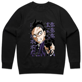 Genya Shinazugawa T-Shirt – Demon Slayer Fierce Warrior
