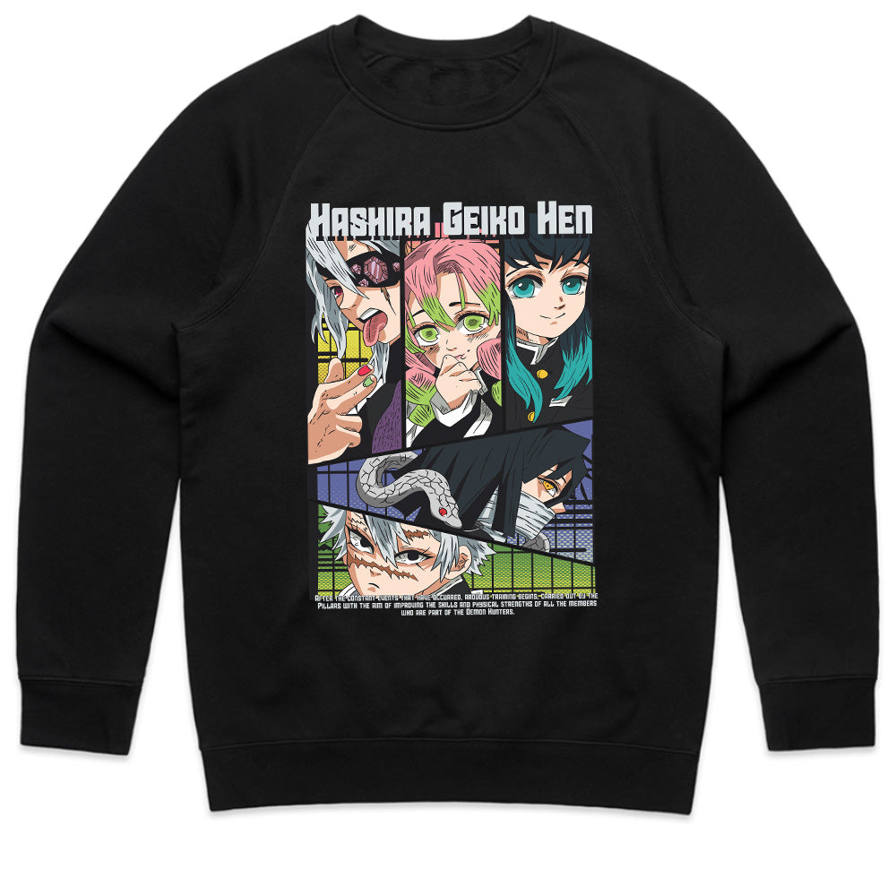 Demon Slayer: Hashira Training Arc T-Shirt – Elite Hashira Anime Graphic Tee