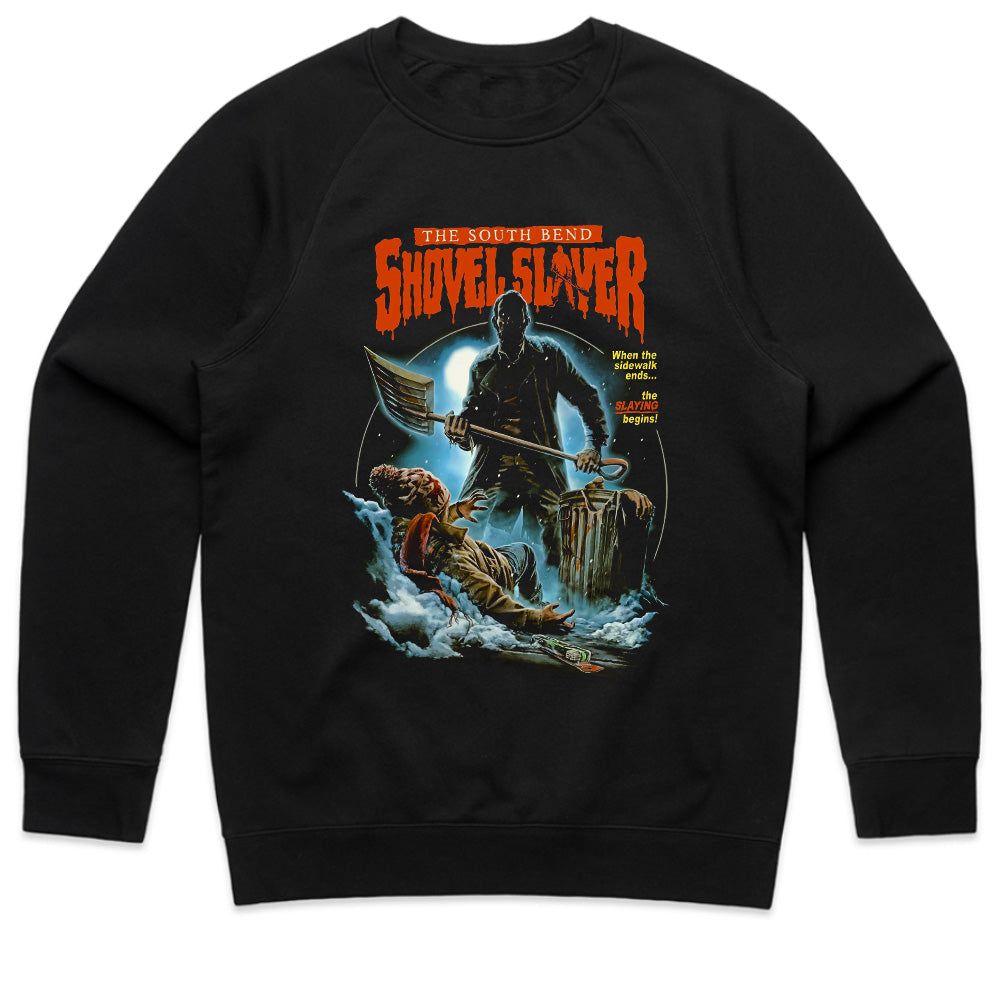 The South Bend Shovel Slayer Horror T-Shirt – Retro Slasher Tribute