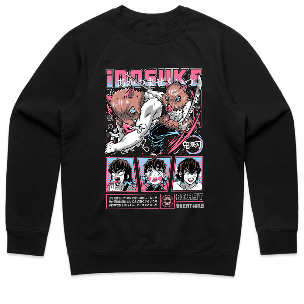 Demon Slayer Inosuke T-Shirt – Beast Breathing Anime Graphic Tee