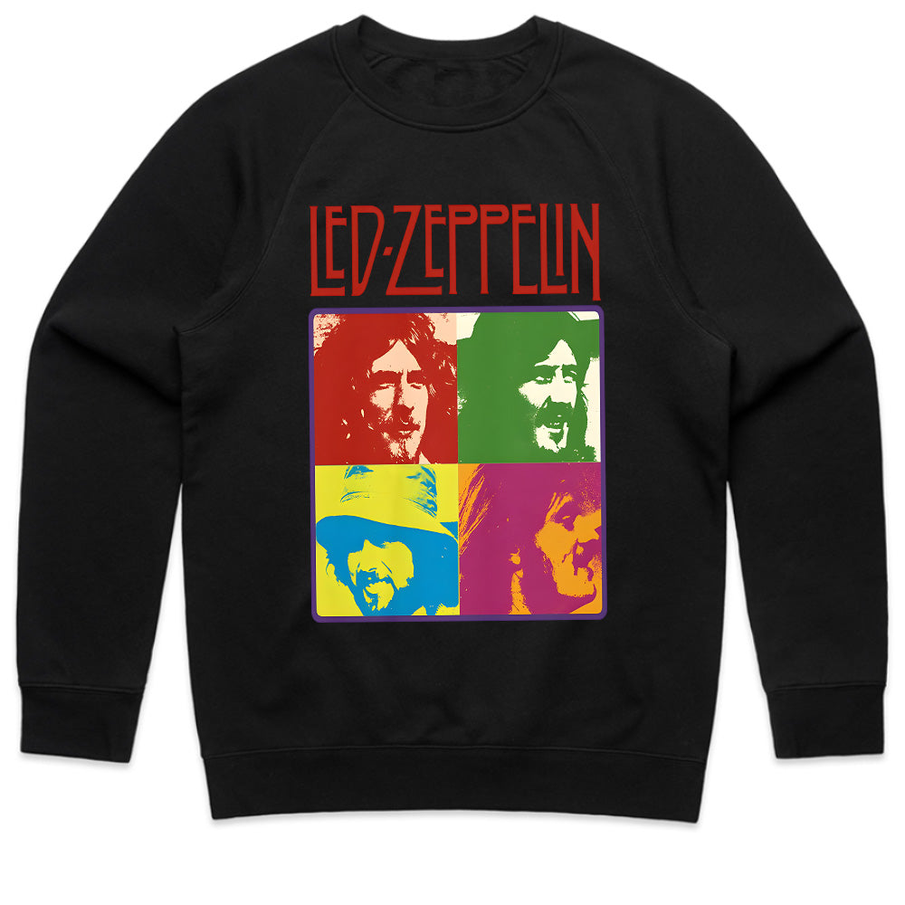 Led Zeppelin Pop Art Portrait T-Shirt