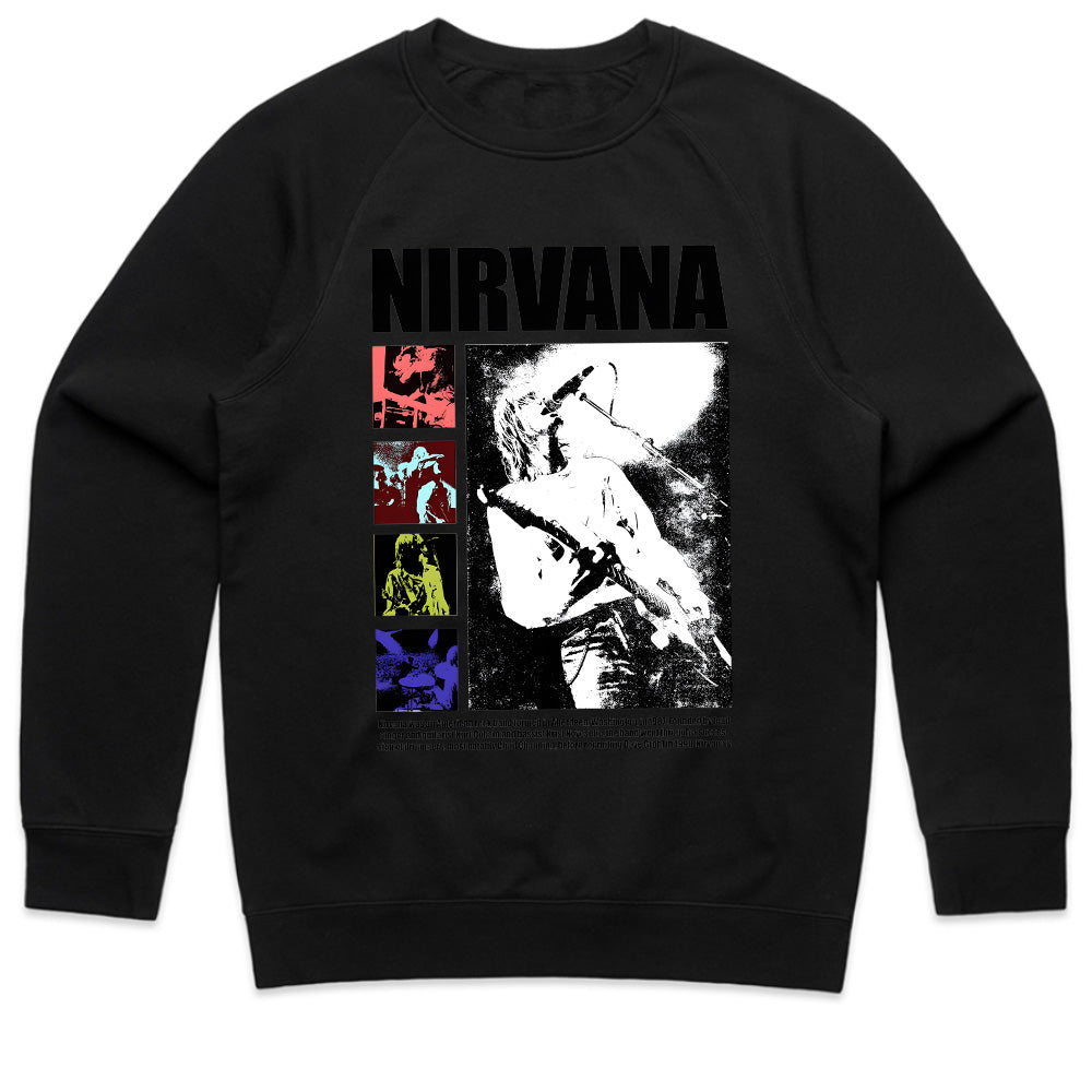 Nirvana Live Performance T-Shirt – Grunge Rock Tribute