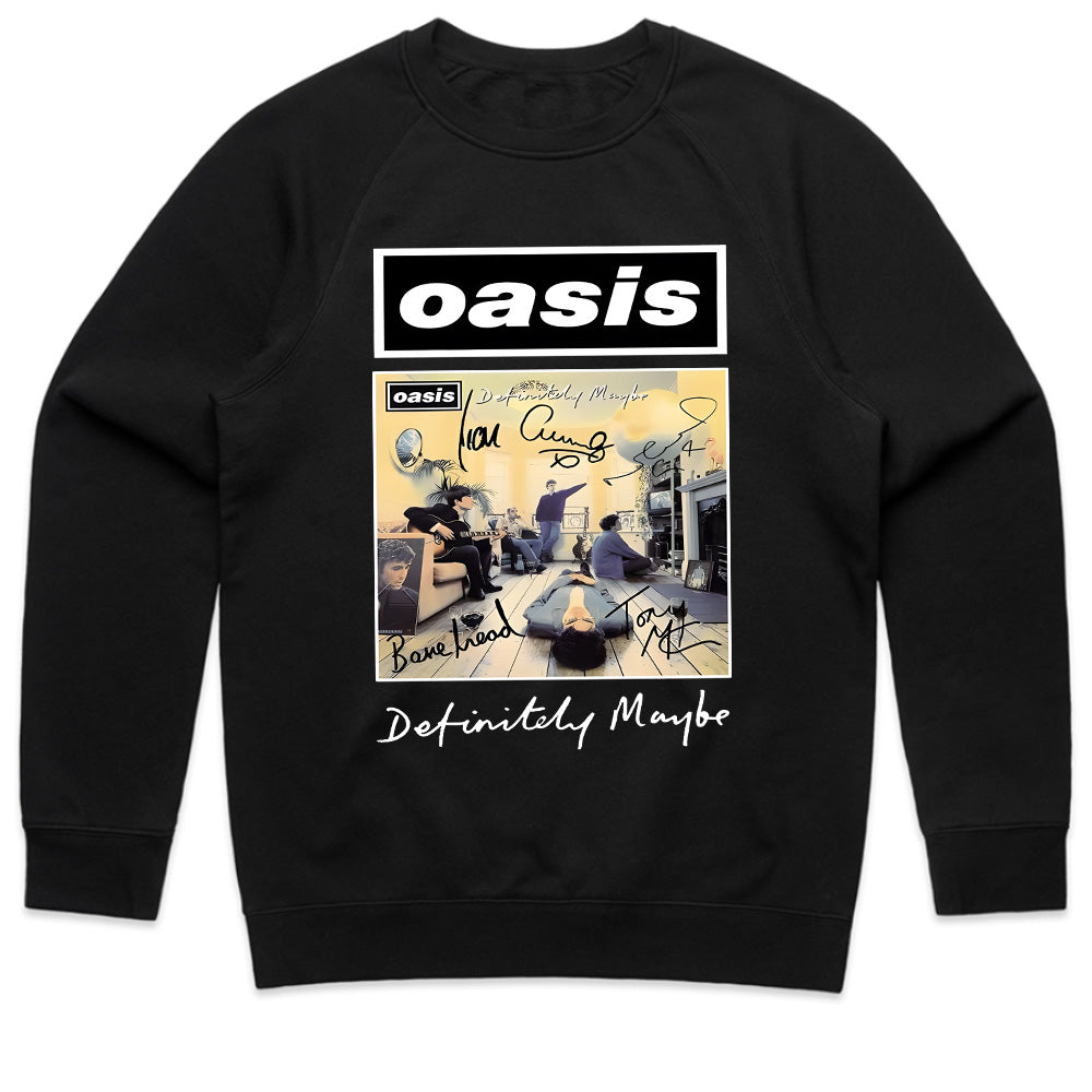 Oasis "Definitely Maybe" Album Cover T-Shirt – Signed Edition Tribute