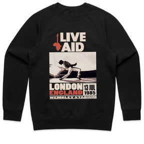 Live Aid 1985 Queen T-Shirt – Iconic Freddie Mercury Wembley Performance